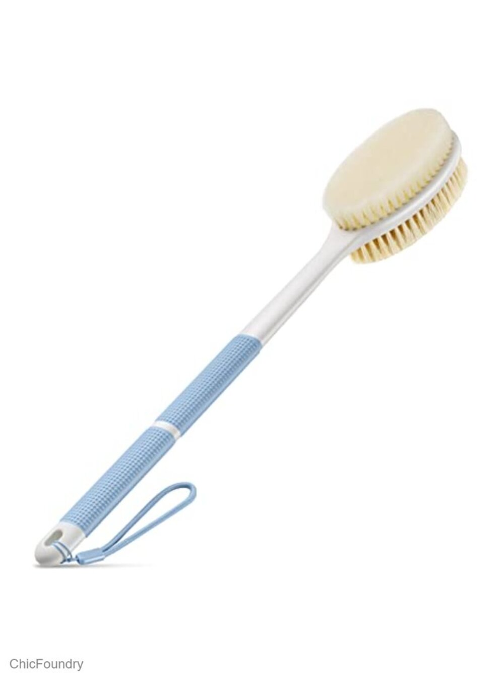 Back Scrubber Anti Slip Shower Brush Long Handle Stiff Soft Bristles Body